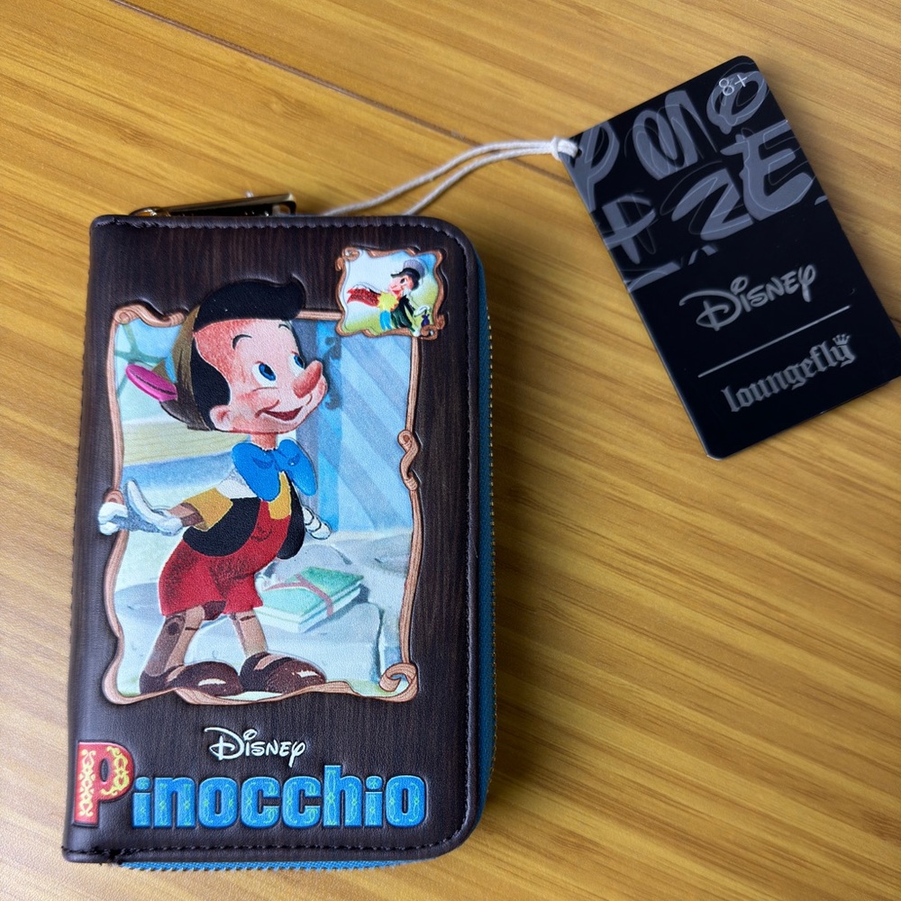 Loungefly Pinocchio zipper wallet